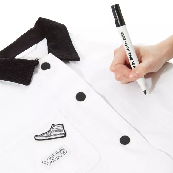 Vans Make Me Your Own Drill Chore Coat size M - Picture 4 of 11